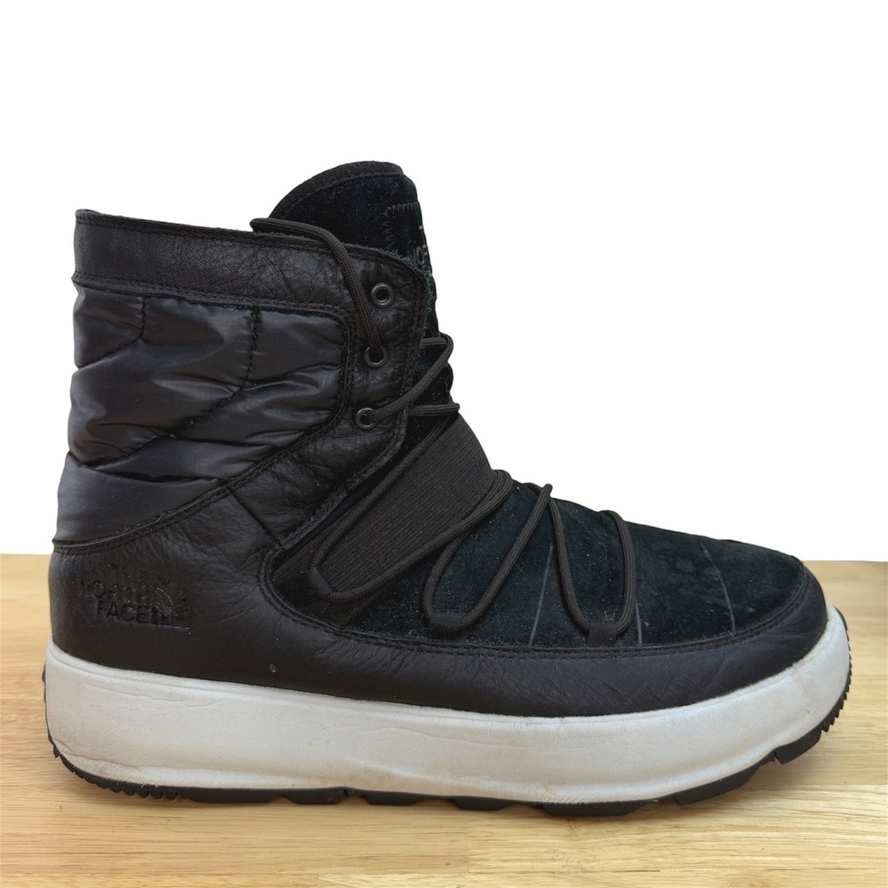 The North Face Ozone Park Winter Boots Mens 13 Black Primaloft 200g NF0A3K35